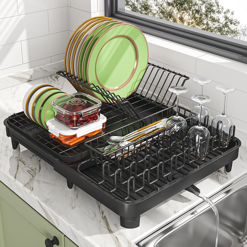 Kitchen Bowl Rack Household Multifunctional - AlburyMart