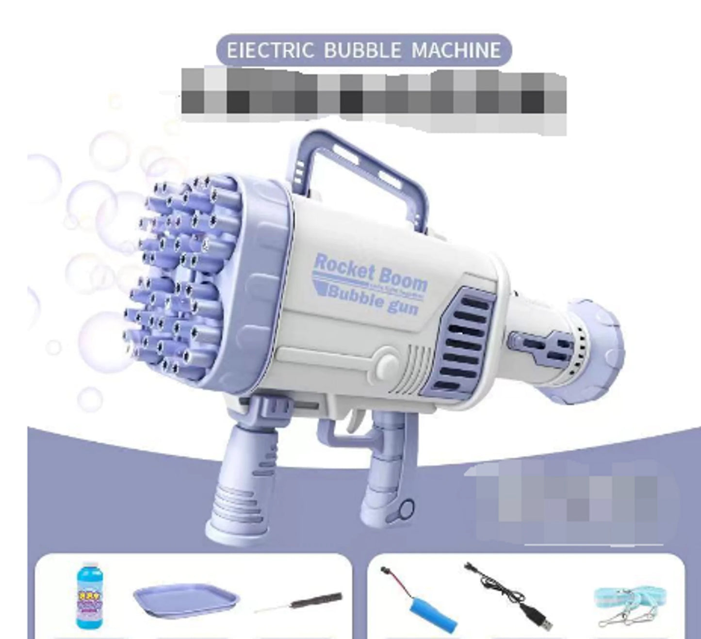 2021 Hot Kids Gatling Bubble Gun Toy - AlburyMart