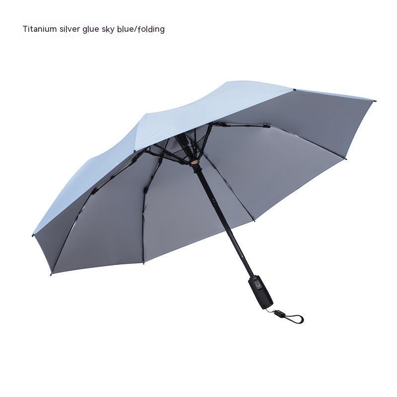 USB Power Bank Umbrella With Fan Summer Cooling - AlburyMart