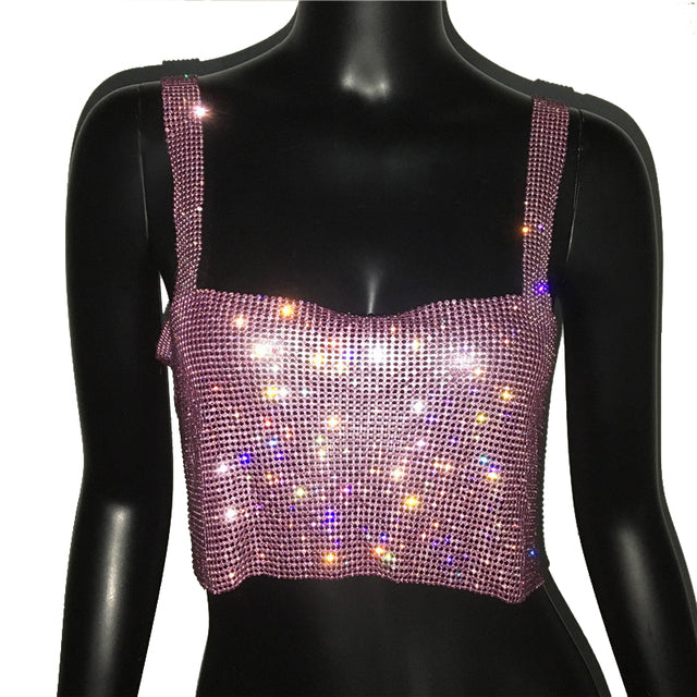 Glitter Nightclub Tank Top - AlburyMart