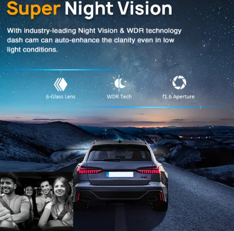 360° Dual Lens Car Dash Cam - AlburyMart