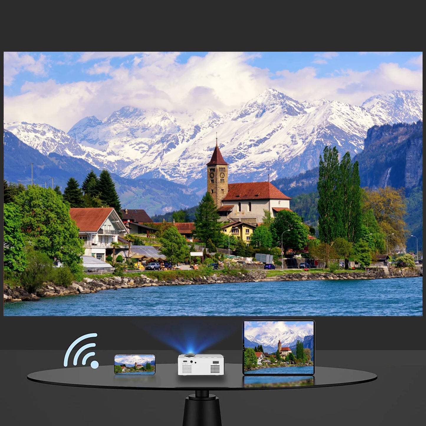 YT100 Mobile Phone Projector Home - AlburyMart