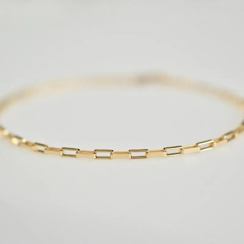Gold Filled Chain Bracelet Handmade Jewelry - AlburyMart