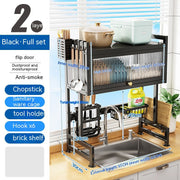 Kitchen Sink Storage Stand Surface Washed Bowl And Chopstick Rack Storage Household Drain Basket Rack