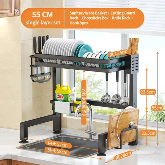 Kitchen Storage Shelf Organizer - AlburyMart