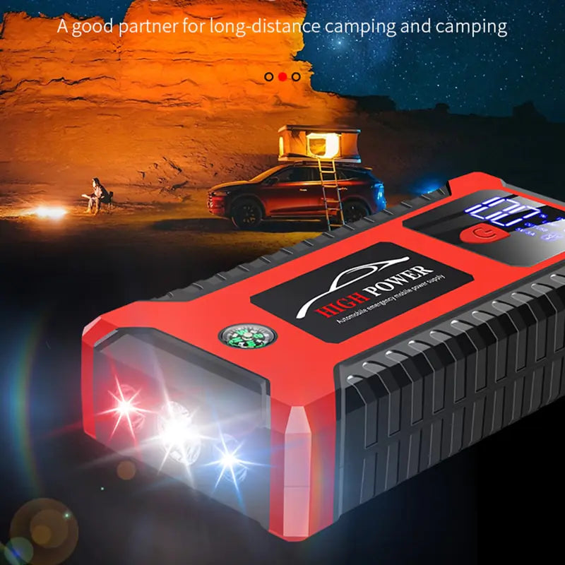 26000mAh/20000mAh Car Jump Starter 1000A 12V Output Portable Emergency Start-up Charger for Cars Booster Battery Starting Device - AlburyMart