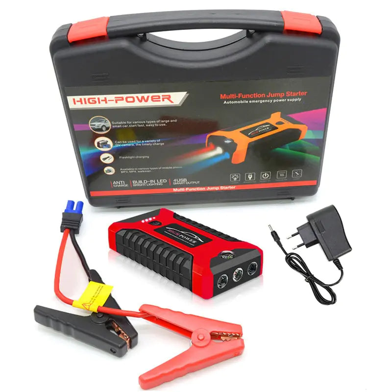 26000mAh/20000mAh Car Jump Starter 1000A 12V Output Portable Emergency Start-up Charger for Cars Booster Battery Starting Device - AlburyMart