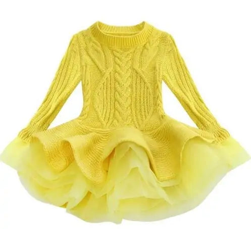 Kids Winter Knitted Chiffon - AlburyMart