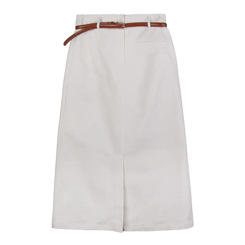 High Waist Slit Skirt - Summer New Style