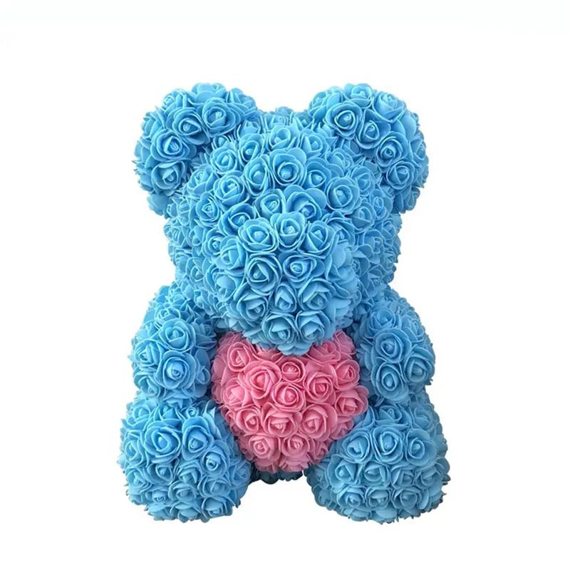 Flower Rose Teddy Bear - AlburyMart