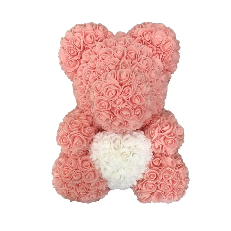 Flower Rose Teddy Bear - AlburyMart