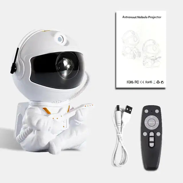 Astronaut Star Galaxy Night Light Projector For Kids Bedrooms - AlburyMart