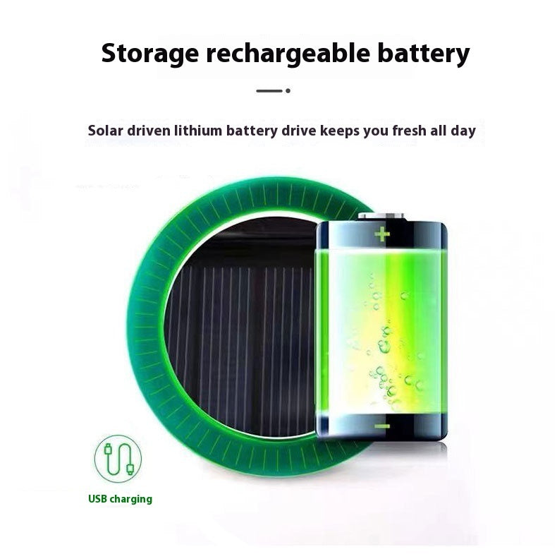 Long Endurance Lithium Battery Fan Solar Charging Wind Sun Protection Hat - AlburyMart