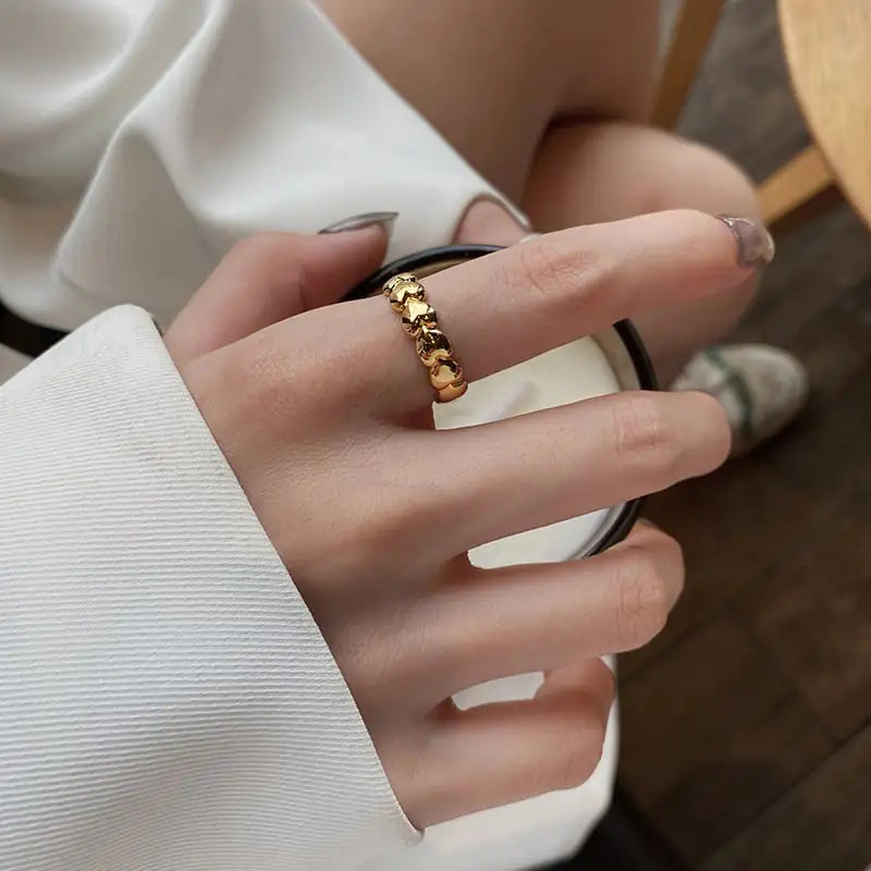 Fashionable Airy Versatile Geometric Ring for Women