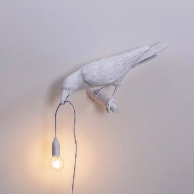 Two-Color Bird Movable Wall/Table Lamp: Eight Styles for Holiday DIY Decor