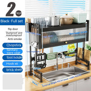 Kitchen Sink Storage Stand Surface Washed Bowl And Chopstick Rack Storage Household Drain Basket Rack