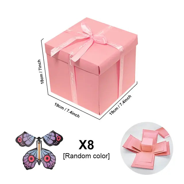 Magic Flying Butterfly Birthday Gift Box - AlburyMart