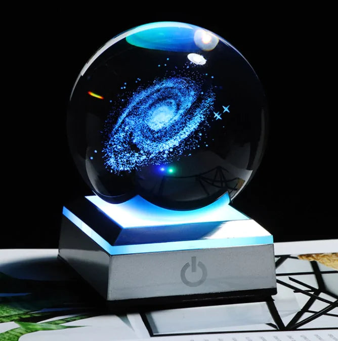 3D Galaxy Miniature Crystal Ball - AlburyMart