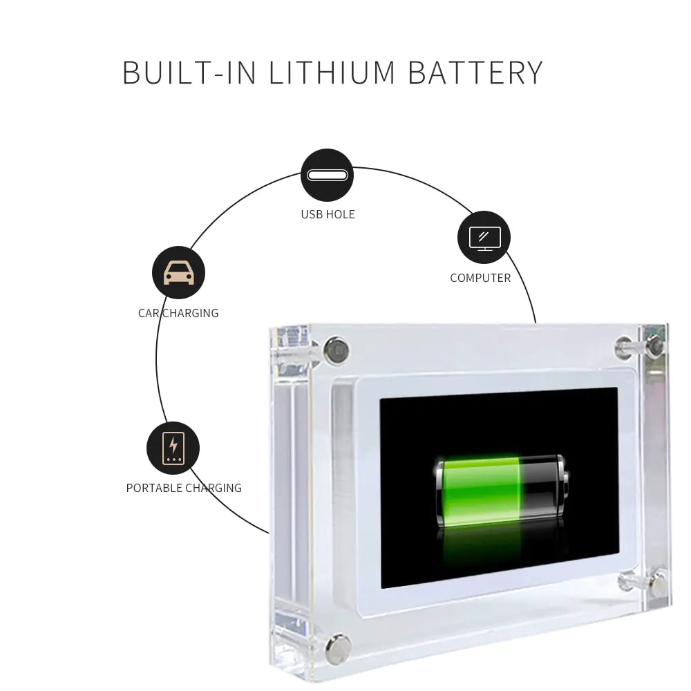 Acrylic Digital Photo Frame - AlburyMart