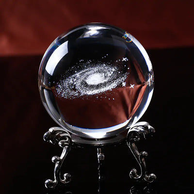 3D Galaxy Miniature Crystal Ball