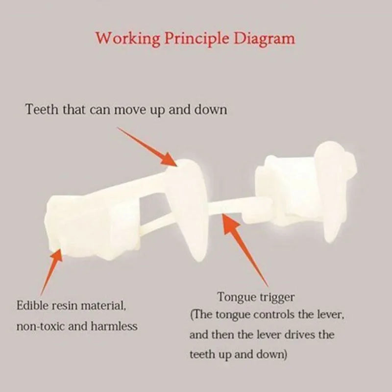 Halloween Teeth Decor Vampire - AlburyMart