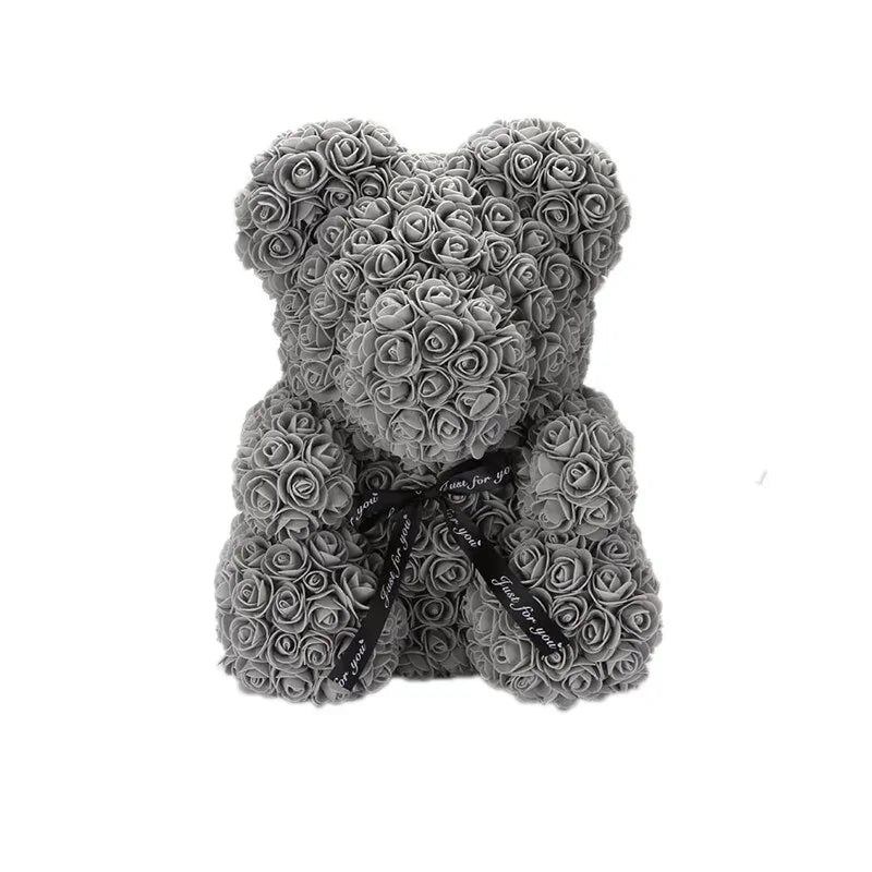 Flower Rose Teddy Bear - AlburyMart