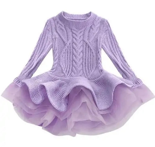 Kids Winter Knitted Chiffon - AlburyMart
