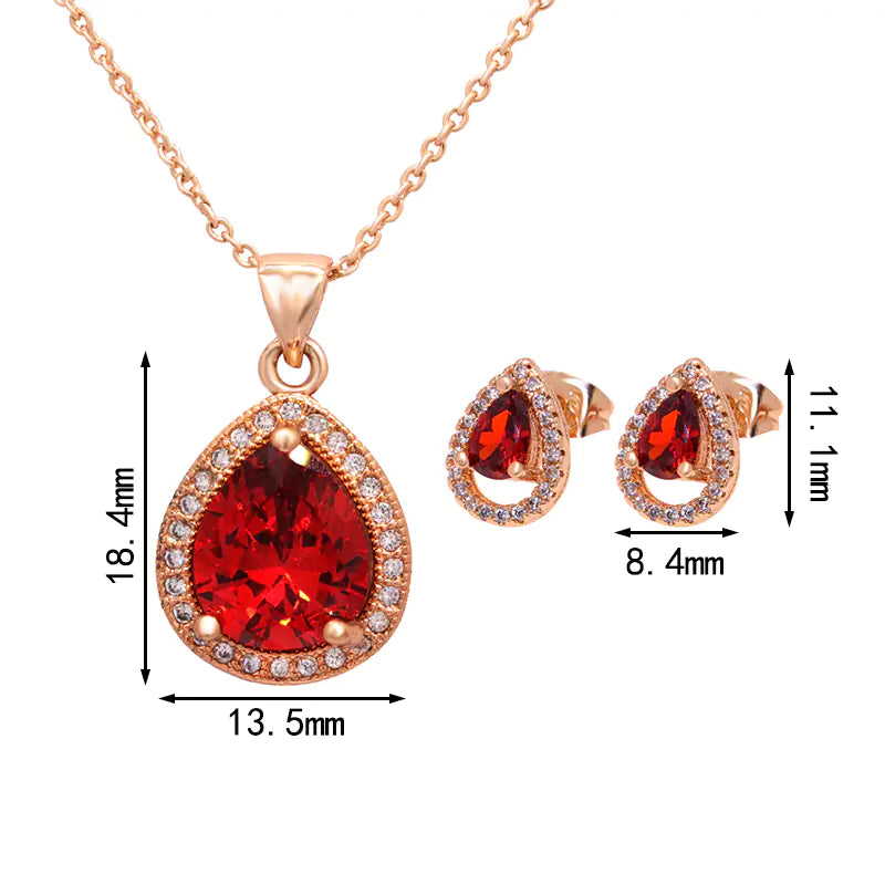 Zircon Jewelry Set - AlburyMart