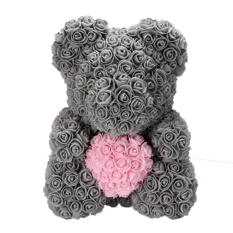 Flower Rose Teddy Bear - AlburyMart