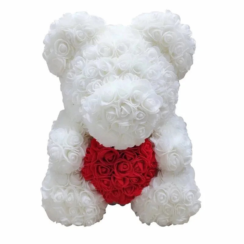 Flower Rose Teddy Bear - AlburyMart