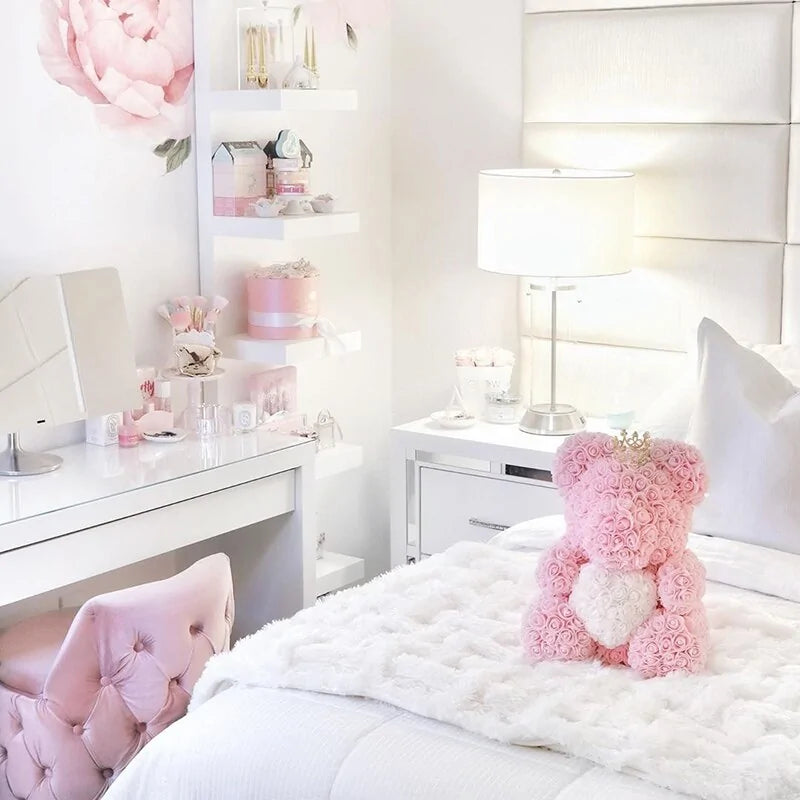 Flower Rose Teddy Bear - AlburyMart