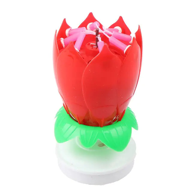 Lotus Music Birthday Candle - AlburyMart