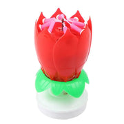 Lotus Music Birthday Candle