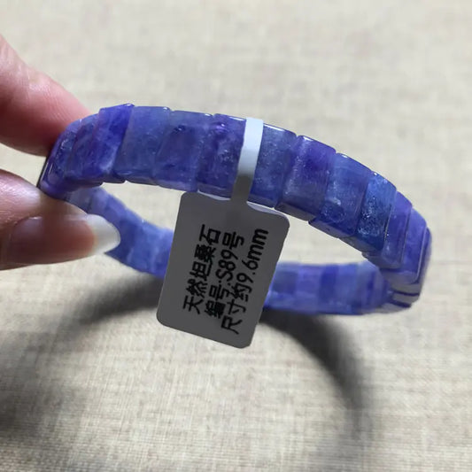 Natural Tanzanite Bracelet in National Style Design