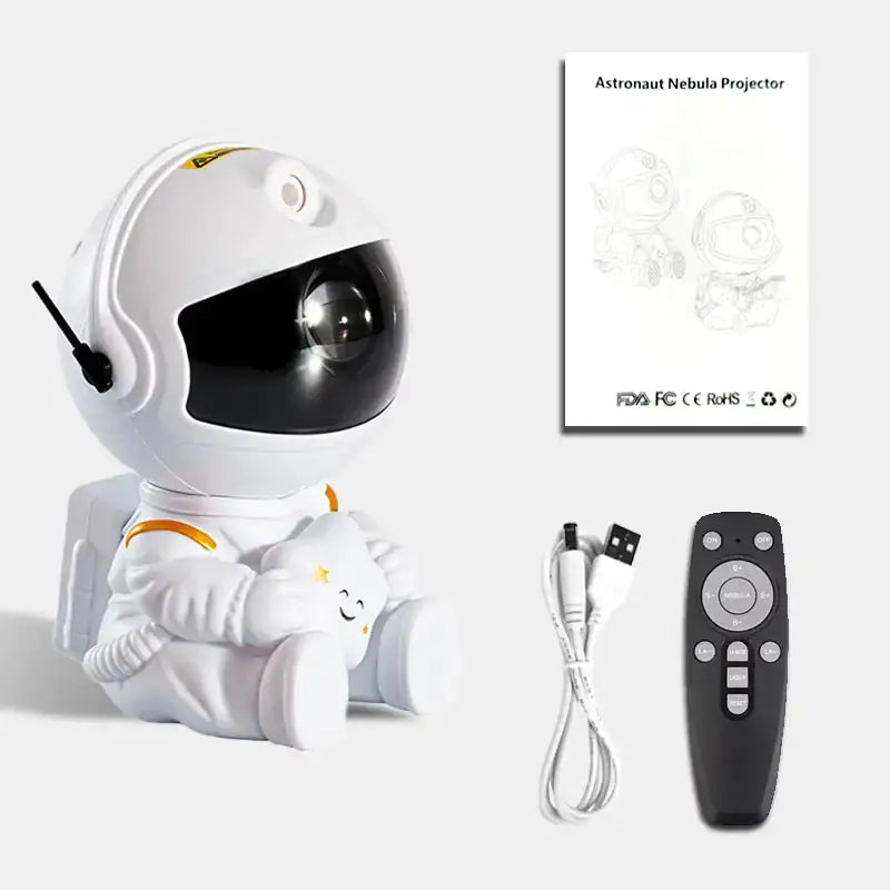 Astronaut Star Galaxy Night Light Projector For Kids Bedrooms - AlburyMart