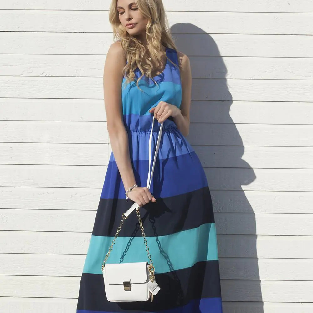 Tiny Leather Handbag -White (Option 2) - AlburyMart