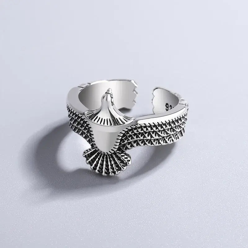 Adjustable Eagle Wings Ring Stylish Personal Jewelry - AlburyMart