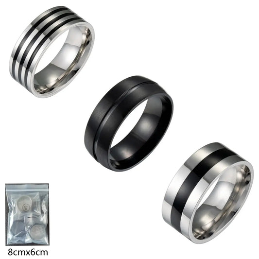 Fashion Stainless Steel Oil Dropping Ring Accessory