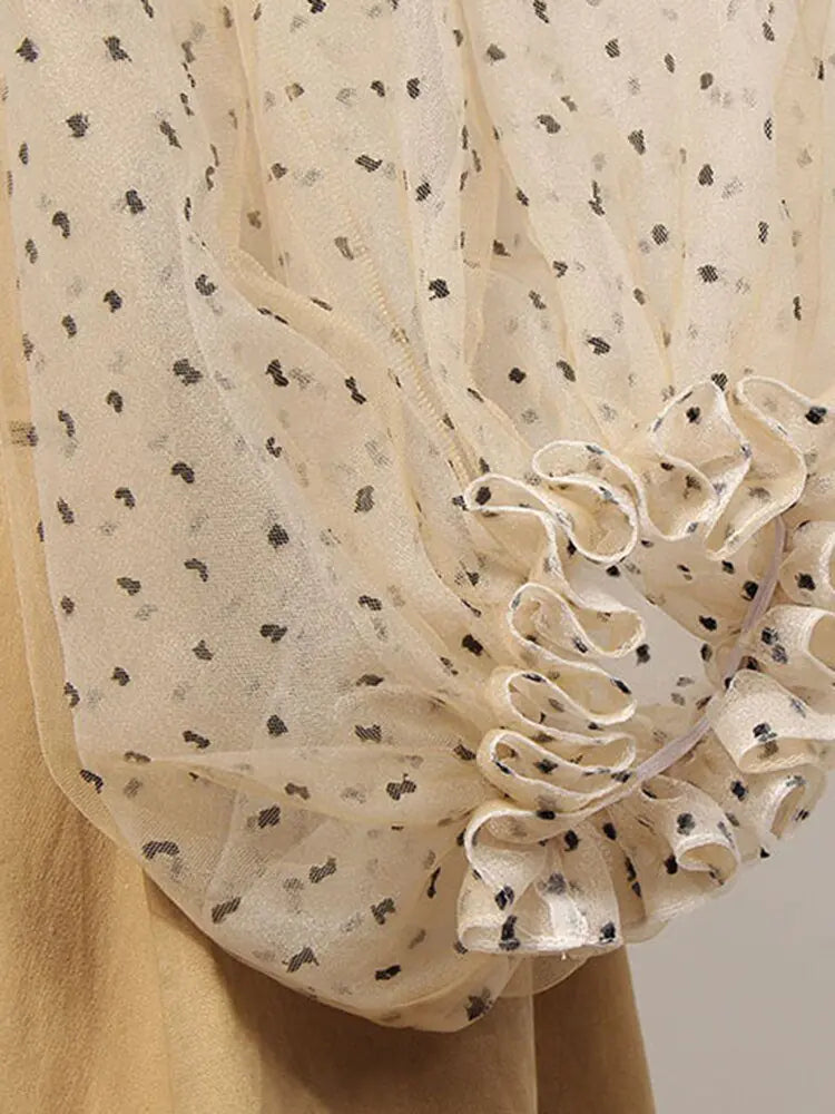 Tulle Sleeve Trench Coat - AlburyMart