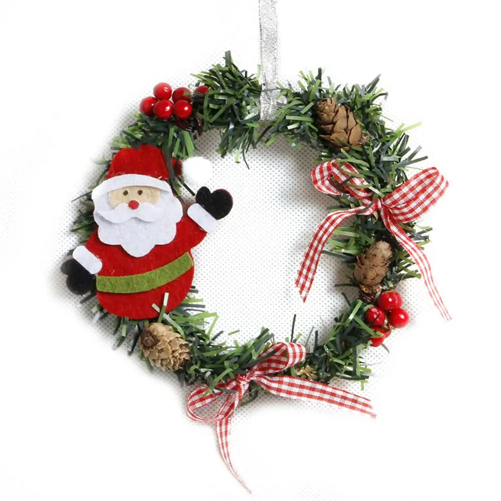Christmas Wreath Wood Christmas Decor - AlburyMart