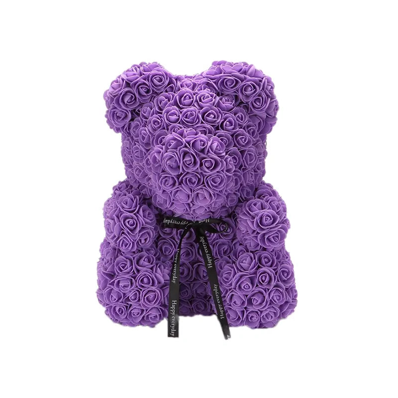 Flower Rose Teddy Bear - AlburyMart