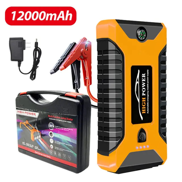 26000mAh/20000mAh Car Jump Starter 1000A 12V Output Portable Emergency Start-up Charger for Cars Booster Battery Starting Device - AlburyMart