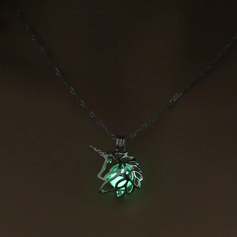 Moon Glowing Necklace - AlburyMart