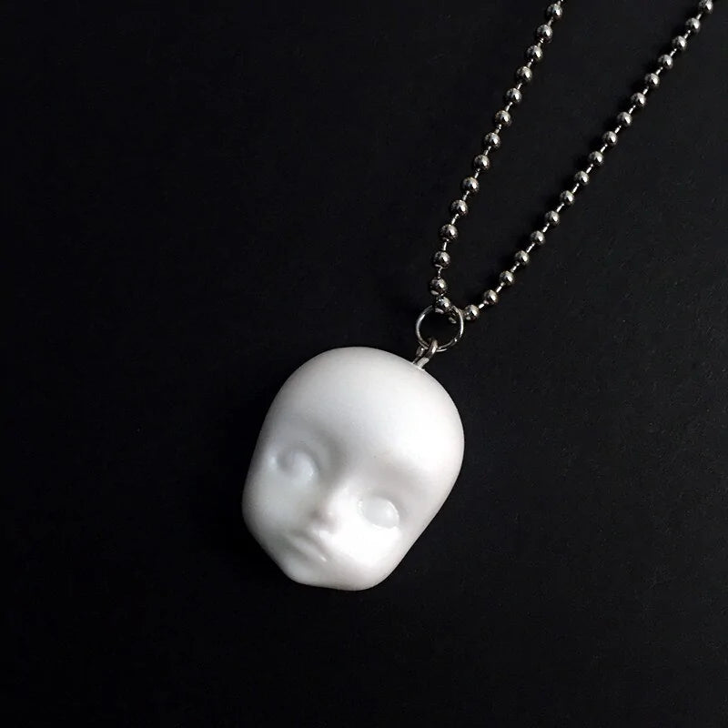 Handmade Angel Face Resin Dangle Earrings: Creative Jewelry Gift - AlburyMart