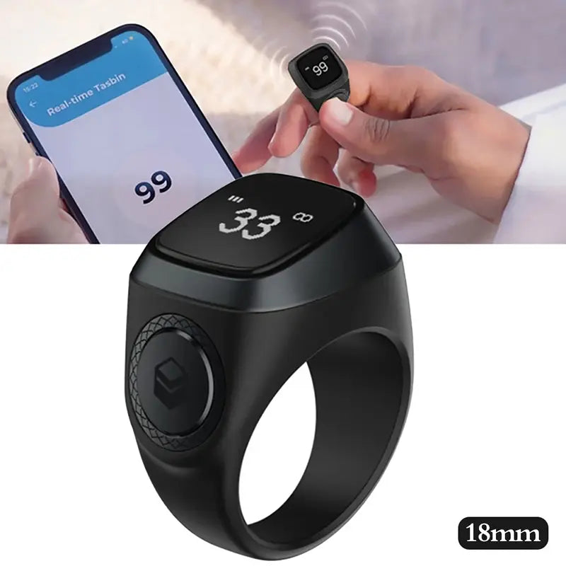 Smart Bluetooth Tasbih Ring For Muslims - AlburyMart