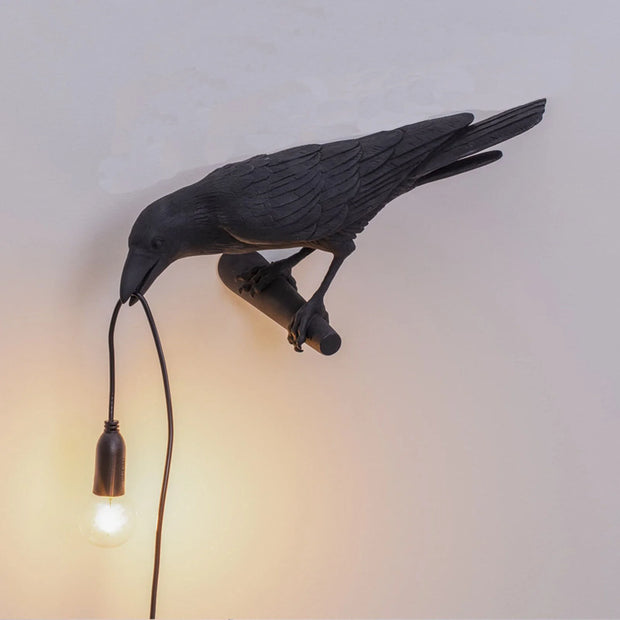 Two-Color Bird Movable Wall/Table Lamp: Eight Styles for Holiday DIY Decor