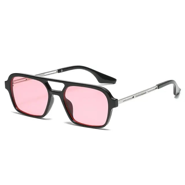 Trending Retro Sunglasses With Pink Gradient - AlburyMart