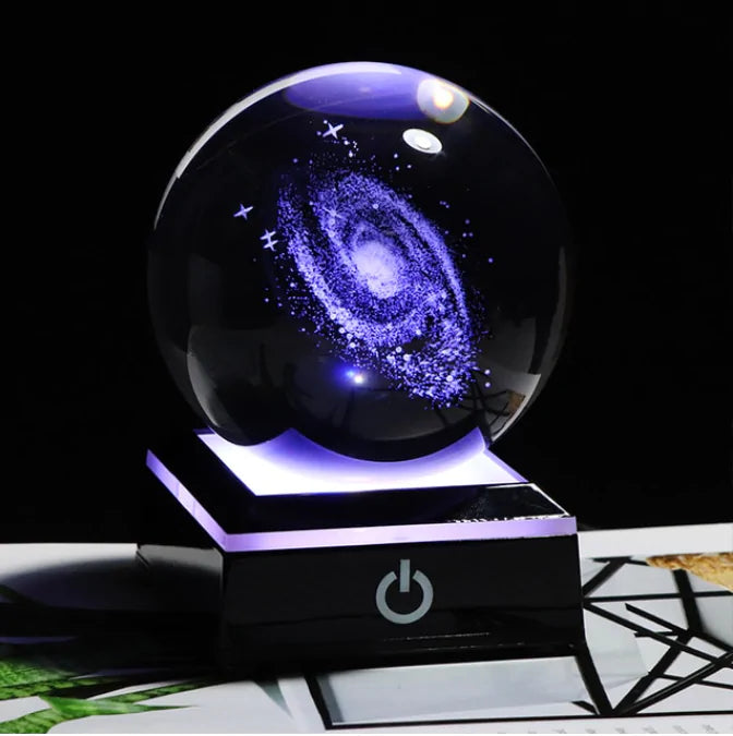 3D Galaxy Miniature Crystal Ball - AlburyMart