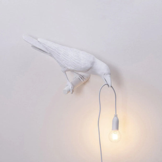 Two-Color Bird Movable Wall/Table Lamp: Eight Styles for Holiday DIY Decor