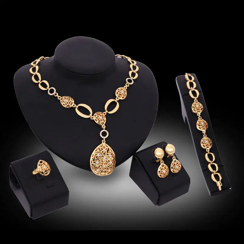 Gold Indian Bridal Jewelry Set - AlburyMart